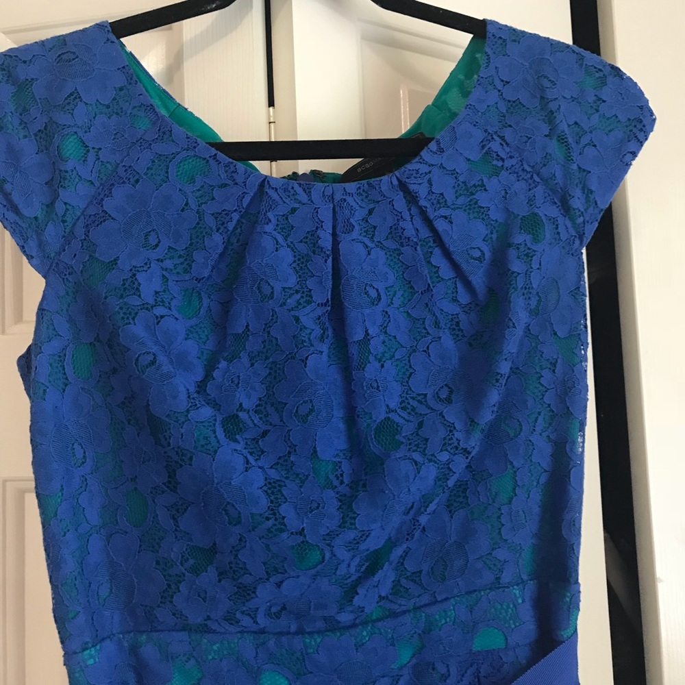 BCBG teal dress